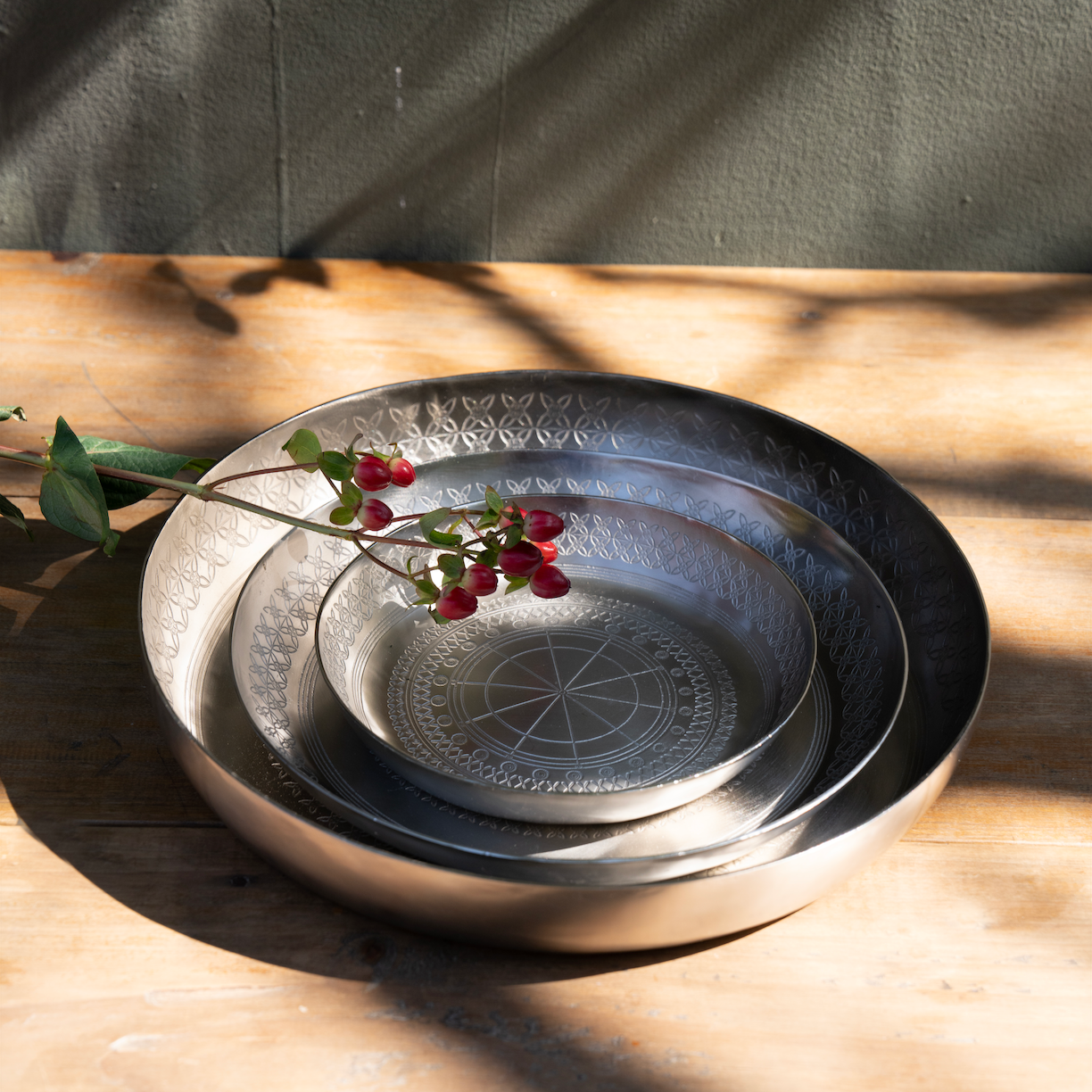 Mandala Trays Assorted - Set of 3