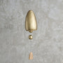 Stinson Antique Brass Hanging Bell Conical