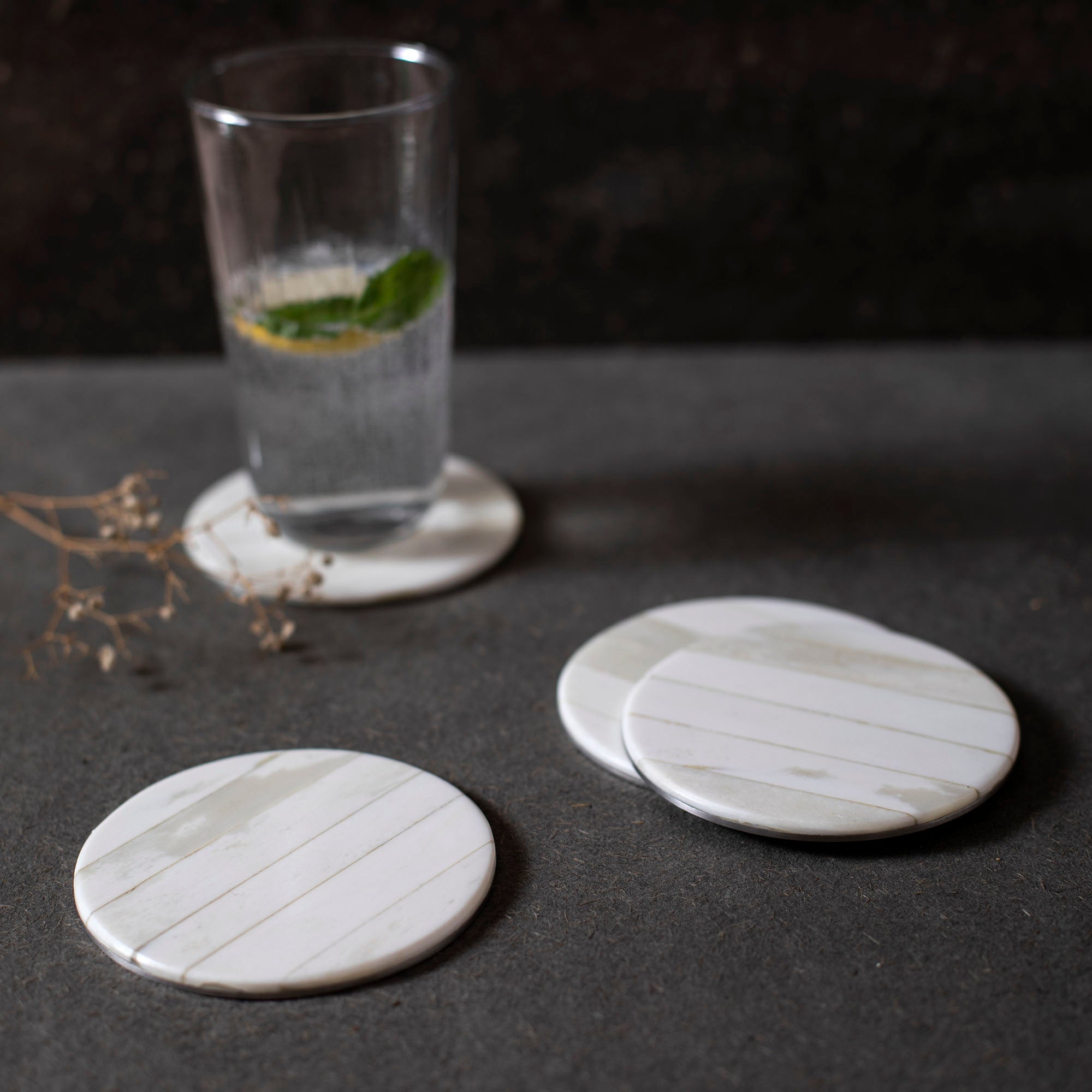 Blanco Coasters - Set of 4