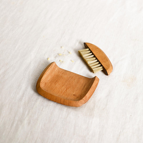 Belfort Crumb Brush Set | Small Wooden Hand Brush Set — Hoppe Shoppe