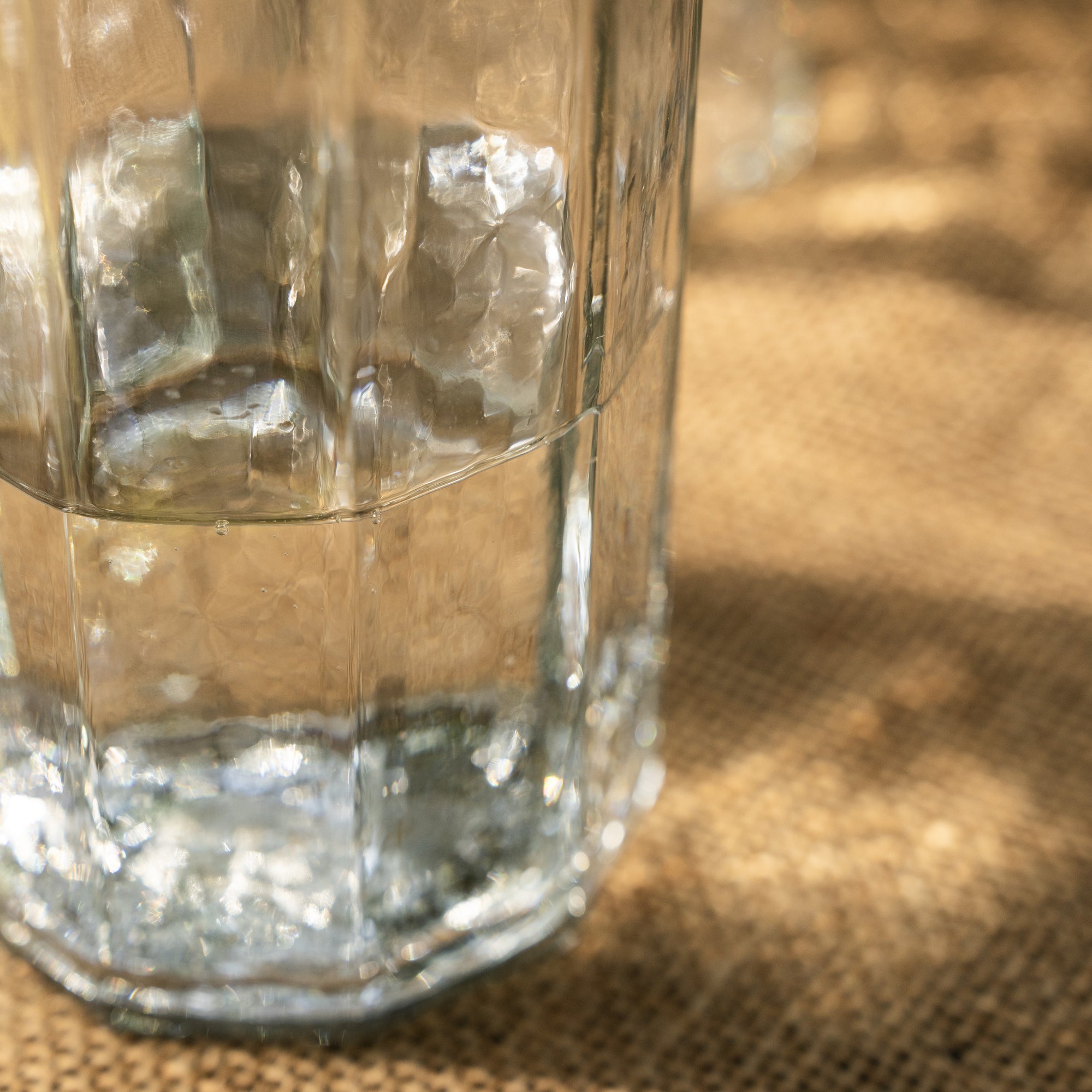 Pebbled Edge Tall Glass - Set of 4