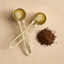 Forge Brass Coffee Scoops - Set of 2