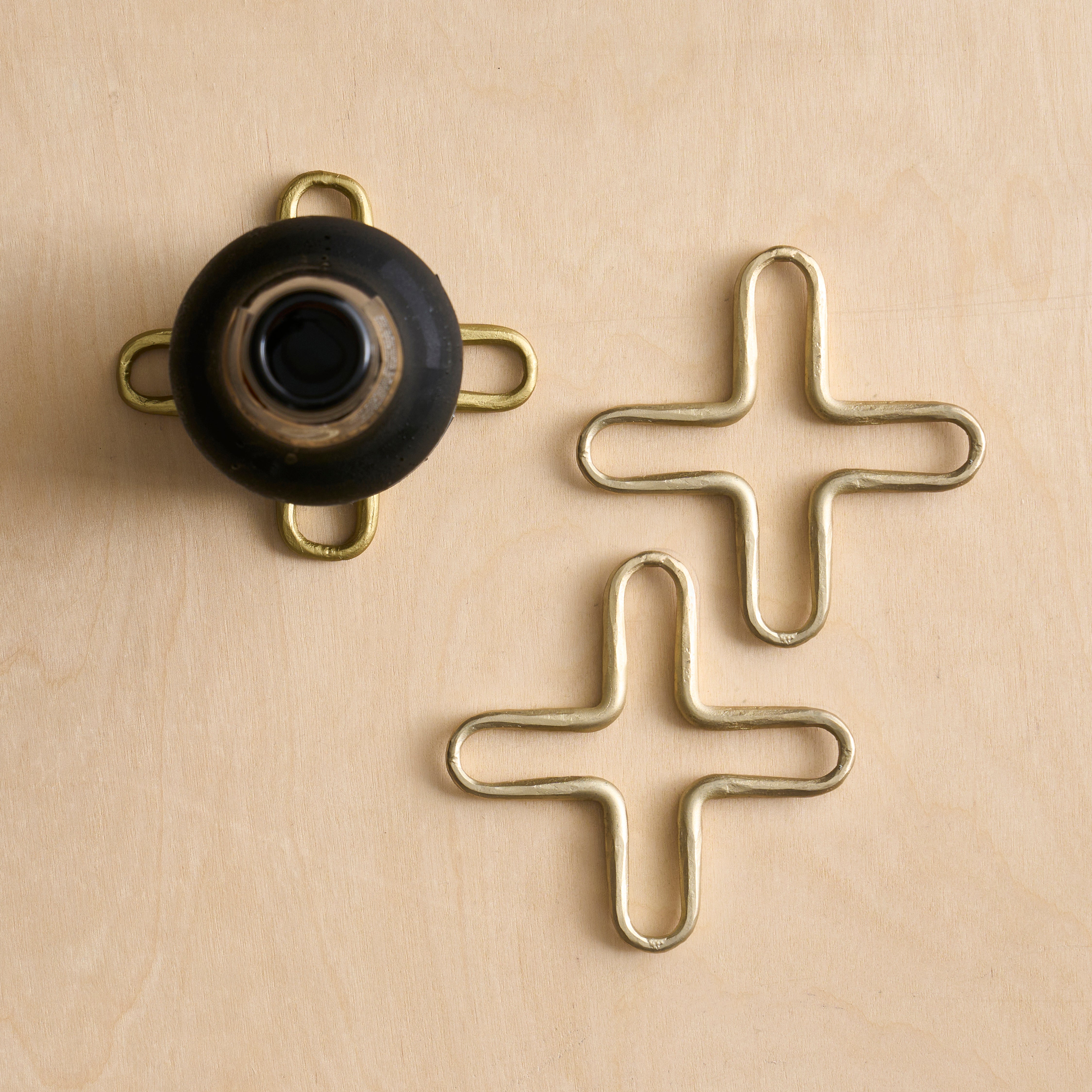 Shop Brass Mini Trivets – Hand-Forged | The Collective Home