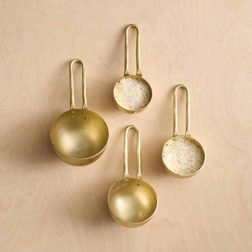 Forge Brass Measuring Scoops - Set of 4