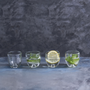 Pebbled Punt Glasses - Set of 4